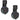 WALI Outlet Wall Mount, Holder Stand for Echo Dot 3rd Gen, Smart Home Speakers Plug Mount for Alexa with Cable Management, (AMM002-2B), 2 Pack, Black_Black_1