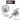 Weber 60540 Charcoal, Spirit, Q Grill Replacement Thermometer, 1-13/16" Diameter, white_578