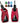 Wireless Guitar System Transmitter Receiver: UHF Cordless 164 Feet Range - 6 Channels USB-C Rechargeable Audio, 220 Rotatable Plug Design for Guitar Bass and Electric Instruments(Red)_1