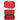 Wireless Microphone Case Compatible with JBL Wireless Two Microphone System/for JBL PartyBox Wireless Mic, Handheld Dual Mic Travel Bag for Singing or Karaoke for Receiver, Adapter, Batteries (Red)_Red_167