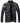 WULFUL Men's Stand Collar Leather Jacket Motorcycle Lightweight Faux Leather Outwear_Black_1
