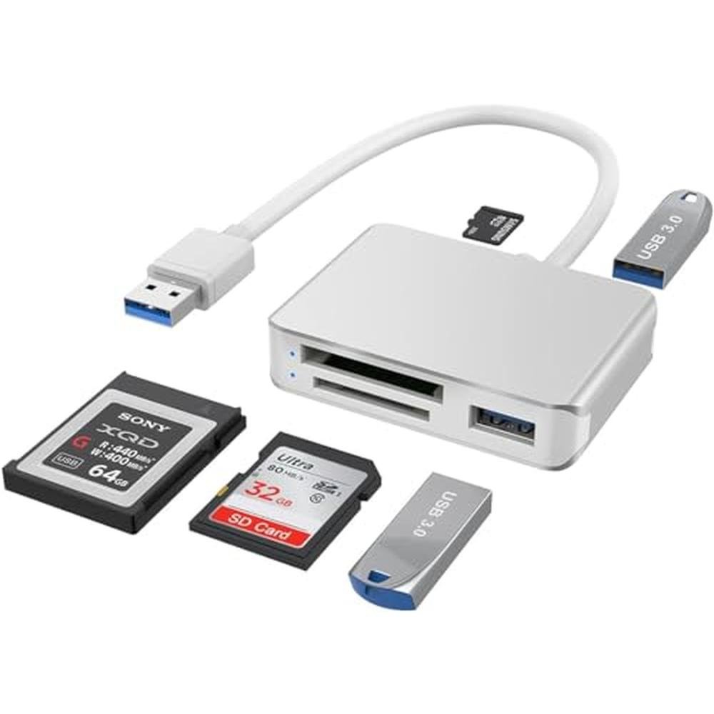 X Photo Microsd Rader XQD Reader | Rocketek USB 3.0 XQD/SD/Micro SD Card Reader Writer ...