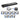 Yinker 1U Rackmount KVM Console VGA 8 Port + 8 KVM Cables, 8x1 USB VGA KVM Switch + 4 USB Hubs + Wired Desktop Selector + Rack Mount Ears, Black_1