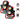YZONI M6 2-Pack LED Work Light, 2500LM Rechargeable Magnetic COB Shop Light, Red_1